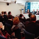 Momento de la reunión con el Secretario de Estado.