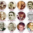 Alcaldes de la historia reciente de Serón los que se conserva fotografía.