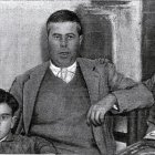 José Afán de Rivera, el alcalde en la sombra de Lúcar en Granollers, con sus dos hijos, perteneciente a una familia venida a menos, fue propuesto com