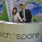 Microspore, una empresa italiana, presente en la pasada edición de Infoagro Exhibition (2015).