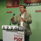 José Luis Sánchez Teruel, esta mañana.