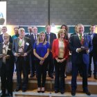 Foto de familia tras la entrega de premios.