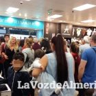 Momento del desalojo del Primark en medio de la confusión