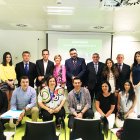 Foto de familia de los ponentes de la jornada "Marcas Agroalimentarias I".