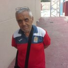 Andrés Soler en el campo Rafael Andújar.