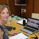 La consejera intervino por videoconferencia