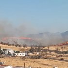 El incendio se originó en el corazón de Cabo de Gata.