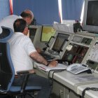 Miguel Zea en la torre de control de Salvamento