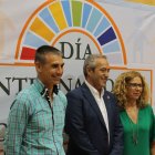 El presidente de Coexphal, Manuel Galdeano, junto al alcalde de Dalías, Francisco Giménez Callejón, y la presidenta de FAECTA, Mª Martirio Castilla Í