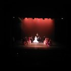 Momento de la boda durante la actuación.