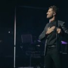 David Bisbal actuó ayer en el Teatro Real de Madrid.