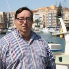 J. J. Rubí en su querido Puerto de Roquetas de Mar.