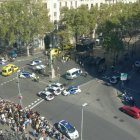 Despliegue policial y sanitario en la zona.