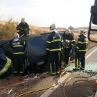 Imagen de un accidente de tráfico.