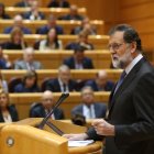 Mariano Rajoy en el Senado. /TWITTER