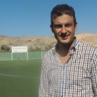 Israel Polo en la Ciudad Deportiva de Los Ángeles.