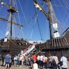 Foto de la Fundación Nao Victoria de su parada en El Ejido.