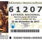 Último premio de este 22 de diciembre.