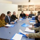 Reunión de constitución de la mesa del jurado del concurso de ideas para el Torreón de San Miguel.