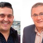 El senador valenciano Carlos Mulet y el alcalde de Tíjola, Mario Padilla Maldonado.