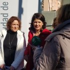 Mª Carmen Pérez Rodríguez junto a María Jesús Amate