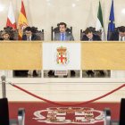 Pleno del Ayuntamiento de Almería celebrado esta mañana.