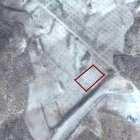 Imagen del satélite de la zona donde irá el hotel, con la parcela marcada en rojo.