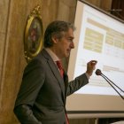 iñigo de la Serna el pasado noviembre en Almería, cuando vino a dar cuenta del avance en la gestión del proyecto de Alta Velocidad.