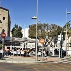 Terraza ubicada en el centro de la ciudad
