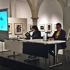 Maillard junto a Raúl Quinto durante la lectura. 