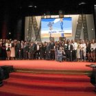 Foto de familia de los premiados de la gala.