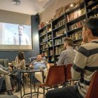 Actividad celebrada ayer en el Café Cyrano. 