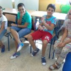 Alumnos sordos del centro Rosa Relaño en una imagen del inicio de curso.