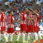 Soriano sigue celebrando goles con el Almería.