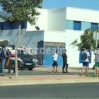 Cordón policial en la zona del tiroteo