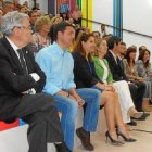 La ministra Pastor junto a dirigentes del PP en Almería