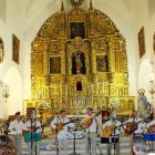 La Guardia de Dios durante la ‘Misa Criolla’ ofrecida en la iglesia de Santiago en 2014.