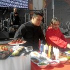 Tony García durante el showcooking.