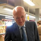 Juan Roig en el Mercadona de Cortijo Grande en Almería