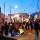 Accidente en la cabalgata, foto cedida por Diego París