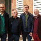 Visita del delegado (segundo por la derecha) al centro Hogar Indalo en Almería