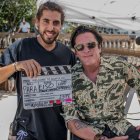 Daniel Jurado junto al actor Michael Madsen, durante el rodaje.