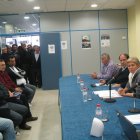 Reunión de Margarita Pérez con los pescadores de Carboneras
