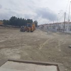 Trabajos sobre la parcela de 12.500 metros cuadrados.