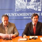 El concejal José Francisco Rivera y el alcalde Francisco Góngora