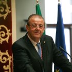 Juan Enciso, en un acto cuando todavía era alcalde de El Ejido