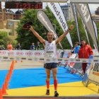 El almeriense cruzando la meta de Santander.