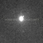 Captura de pantalla de la imagen captada de la bola de fuego