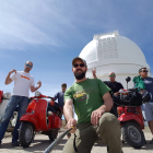 Los protagonistas de la ruta en Calar Alto, en la Sierra de los Filabres.