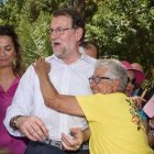 Muestra de cariño a Rajoy en Aguadulce.